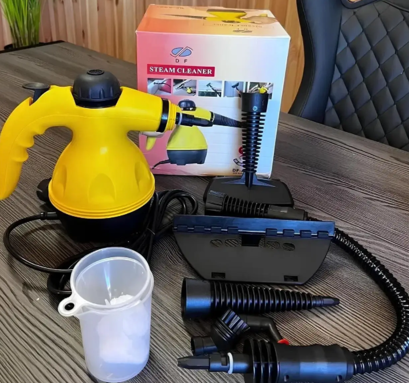 Пароочисник Steam Cleaner DF-A001 1000 Вт з насадками &mdash; ручний парогенератор для дому та прибирання без хімії  220 фото