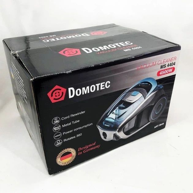 Пилосос Domotec MS-4404 для прибирання від мережі 220 В HEPA-фільтр 998drp фото
